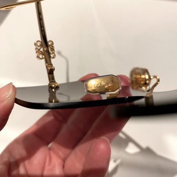 Brand new LOEWE Oversized Monogram Oblique Square Rimless Sunglasses - Picture 6 of 6